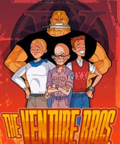 Venture Brothers Animated Movie Poster Paint By Numbers