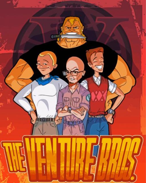 Venture Brothers Animated Movie Poster Paint By Numbers