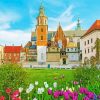 Wawel Royal Castle Krakow Poland Paint By Numbers