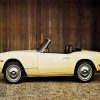 White Classic Triumph Spitfire MK3 Car Paint By Numbers