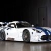 White And Blue Dodge Viper Paint By Numbers