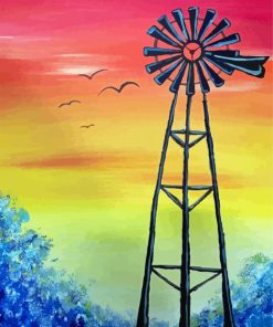 Windpump Art Paint By Numbers