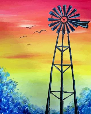 Windpump Art Paint By Numbers