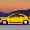 Yellow Beetle GSR Car Paint By Numbers