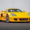 Yellow Porsche Paint By Numbers