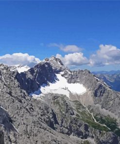 Zugspitze Mountain Landscape Paint By Numbers