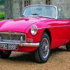 Aesthetic Red Mg Roadster Paint By Numbers