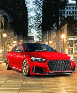 Audi S5 In The Street Paint By Numbers