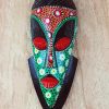 Colorful African Wood Mask Paint By Numbers