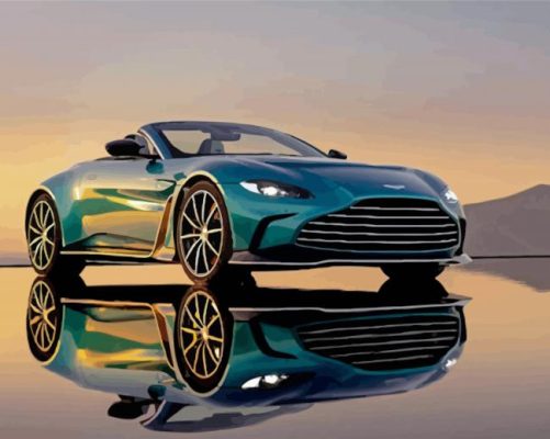 Cool Aston Martin Vantage Paint By Numbers