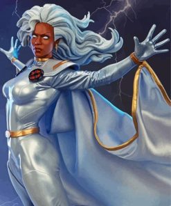 Cool Storm From X Men Paint By Numbers