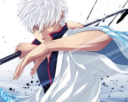 Gintoki Gintama Anime Paint By Numbers