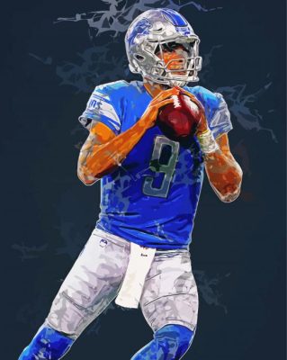 Matthew Stafford Art Paint By Numbers