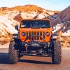 Orange Jeep Gladiator Paint By Numbers