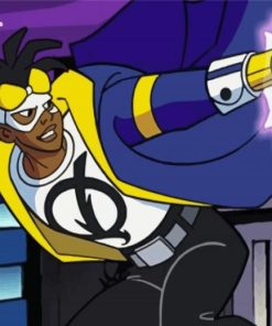 Static Shock Paint By Numbers