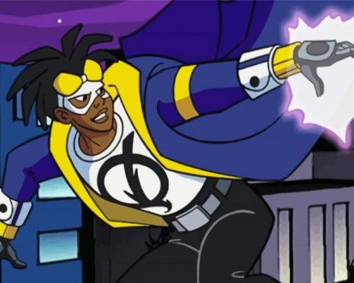 Static Shock Paint By Numbers