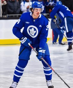 The Hockey Player Auston Matthews Paint By Numbers