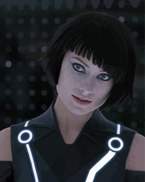 Tron Legacy Olivia Wilde Paint By Numbers