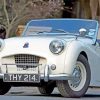 White TR3 Car Paint By Numbers