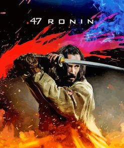 47 Ronin Film Poster Paint By Number