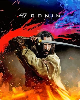 47 Ronin Film Poster Paint By Number