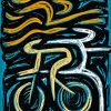 Abstract Triathlons Sport Art Paint By Number