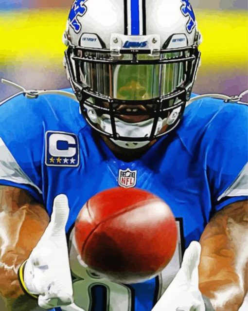 Calvin Johnson Paint By Number