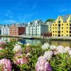 Alesund Colorful Buildings Paint By Number