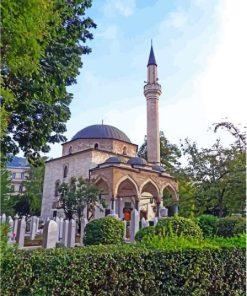 Ali Pasha Mosque Sarajevo Paint By Number