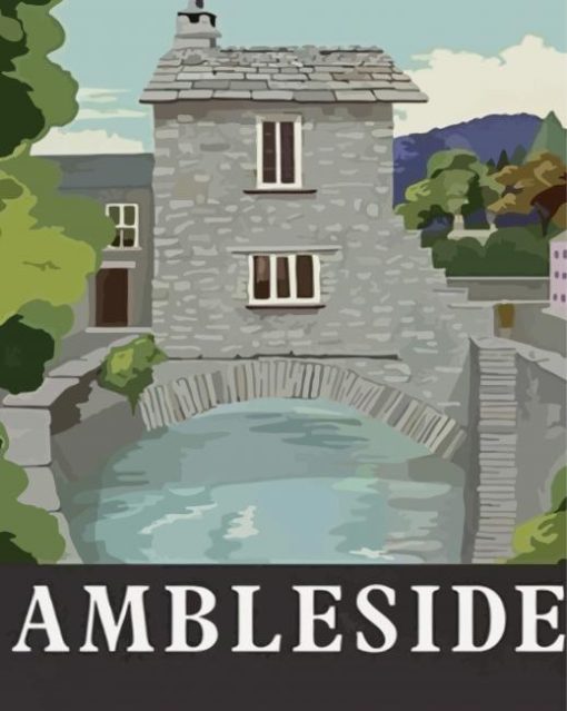 Ambleside England Poster Paint By Number