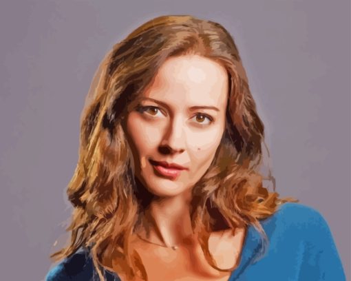 Amy Acker Face Paint By Number