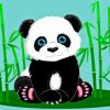 Anime Panda Animal Paint By Number