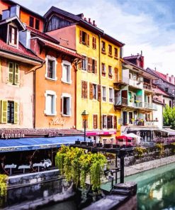 Annecy Town Paint By Numbers