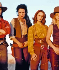 Bad Girls Western Movie Paint By Number