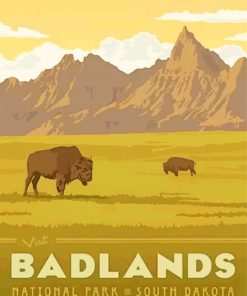 Badlands Paint By Number