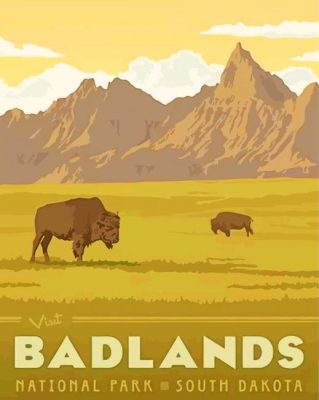 Badlands Paint By Number