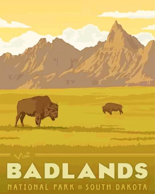 Badlands Paint By Number