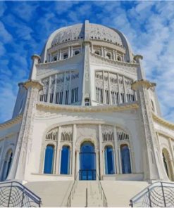 Bahai House Of Worship Temple Paint By Number