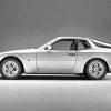 Black And White Porsche 944 Paint By Numbers