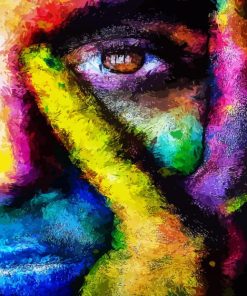 Colorful Eye Paint By Numbers