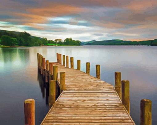 Coniston Water Lake Paint By Number