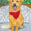 Cute Mosaic Dog Paint By Numbers