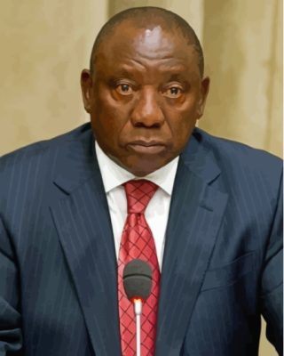 Cyril Ramaphosa Paint By Number