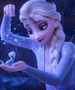 Disney Frozen Elsa And Bruni Paint By Number