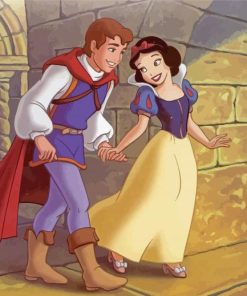 Snow White And Prince Charming Paint By Numbers