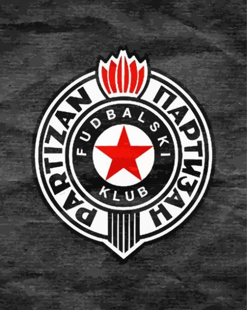 FK Partizan Football Club Paint By Numbers