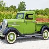 Green 1936 Chevrolet Truck Paint By Numbers