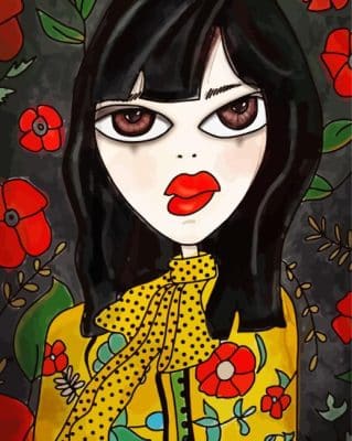 Gucci Girl Art Paint By Number