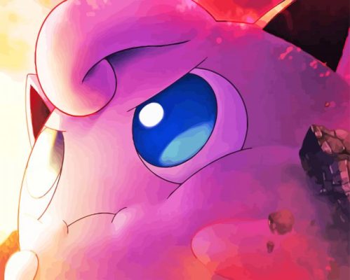 Jigglypuff Pokemon Paint By Number