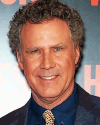 John Will Ferrell Paint By Number